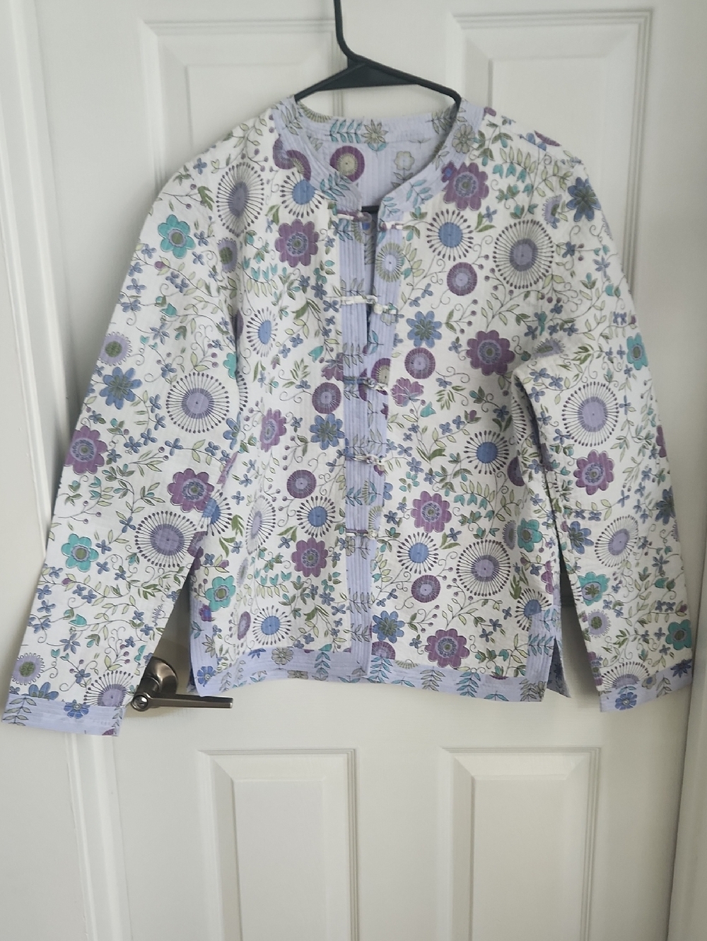 Floral Quilted Reversable Fun Floral Jacket
